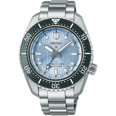 Seiko Prospex Glacier Blue GMT Automatic Watch SPB385 SPB385J SPB385J1