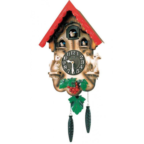 4MJ418-R06 Rhythm Cuckoo Pendulum Wall Clock