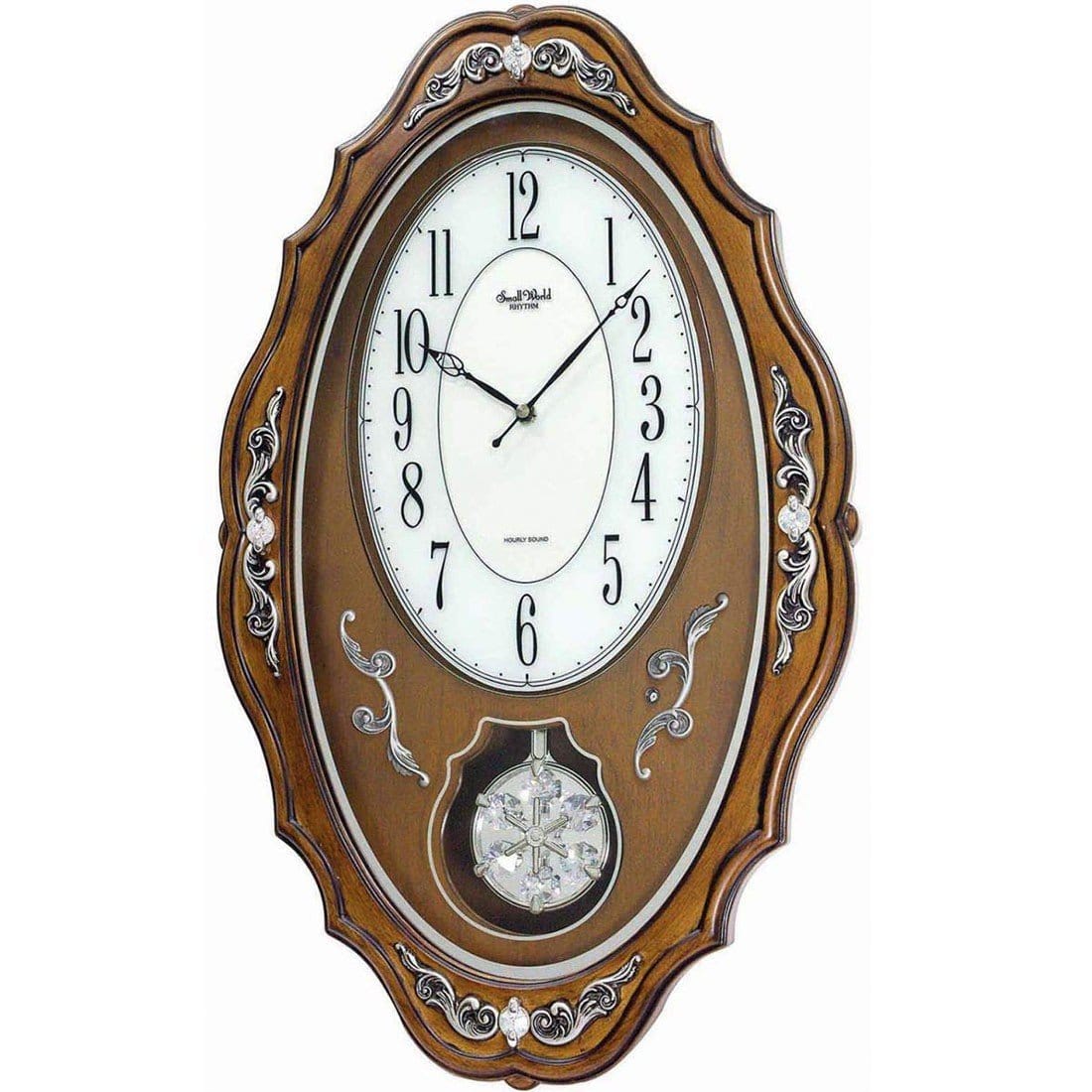CMJ462CR06 Rhythm Pendulum Wall Clock