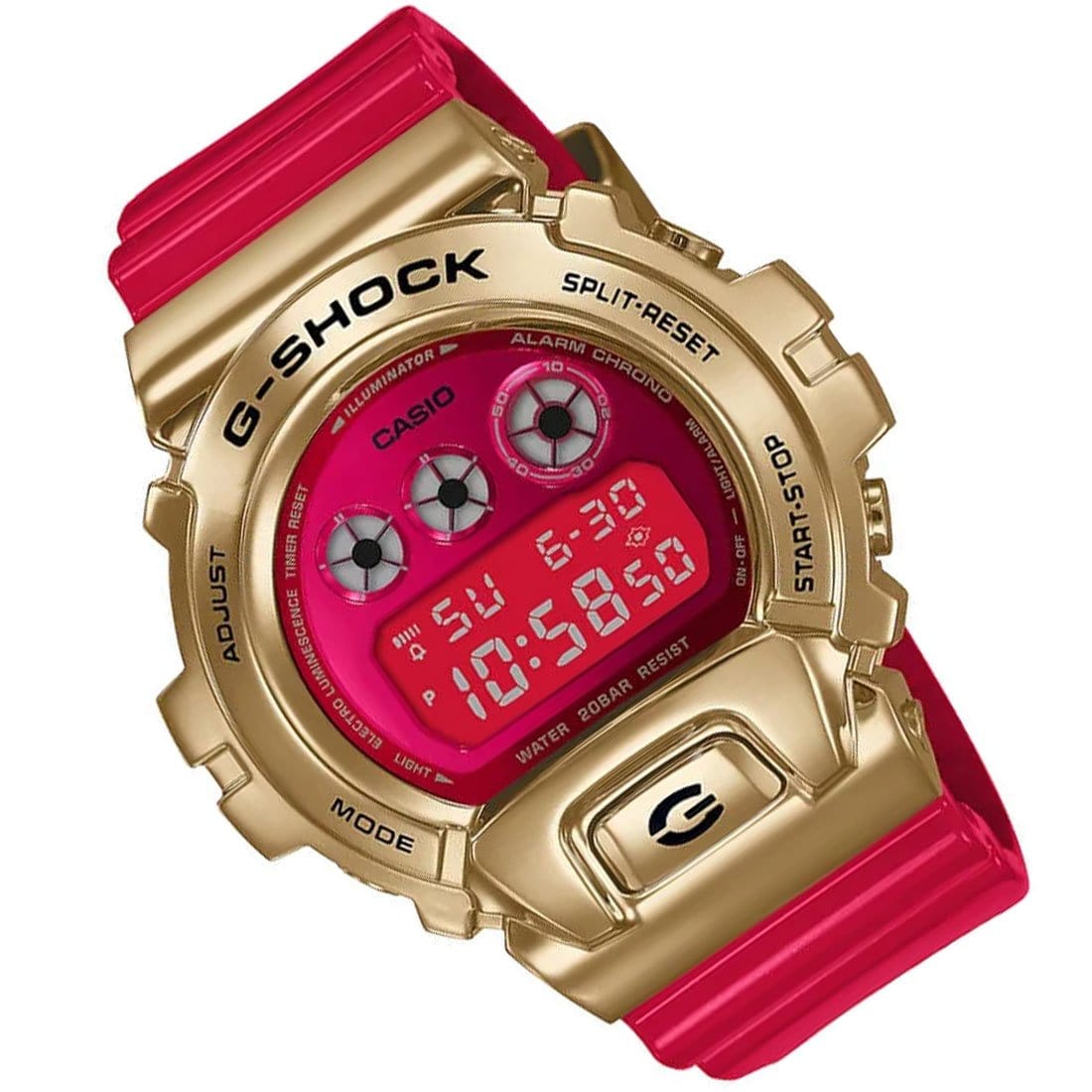 G shock red deals and gold