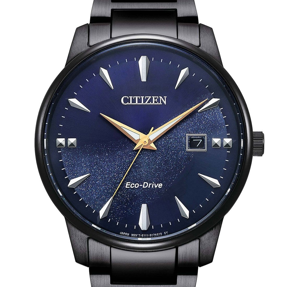 Citizen Eco-Drive Mens Blue Dial Casual Analog WR50m Watch BM7528-86L