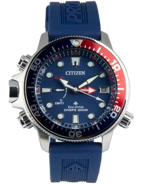 Load image into Gallery viewer, Citizen Promaster Marine Aqualand Eco-Drive Blue Dial Male 200m Watch BN2038-01L
