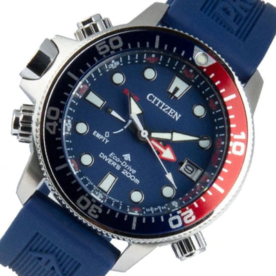 Citizen Promaster Marine Aqualand Eco-Drive Blue Dial Male 200m Watch BN2038-01L