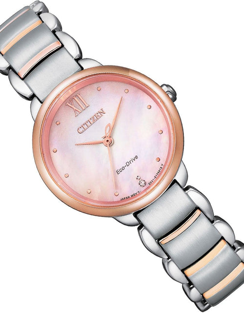 Load image into Gallery viewer, Citizen L Eco-Drive Analog Ladies Mother of Pearl Dial Dress Watch EM0924-85Y
