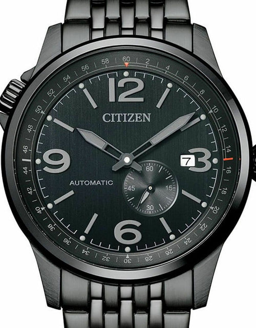 Load image into Gallery viewer, NJ0147-85E Citizen Pilot Automatic Black Dial Analog Stainless Steel Watch
