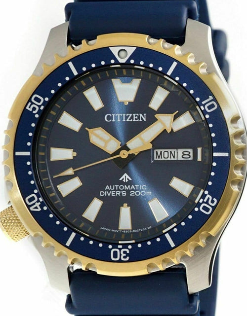 Load image into Gallery viewer, Citizen Promaster Fugu Automatic Blue Dial Mens 200m Watch NY0096-12L
