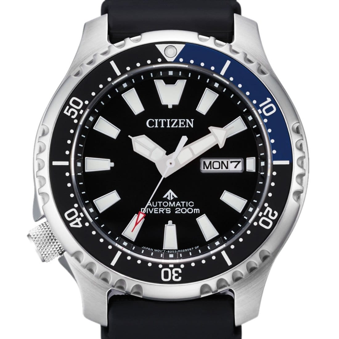 Citizen Promaster Fugu Automatic Black Dial Male 200m Watch NY0111-11E