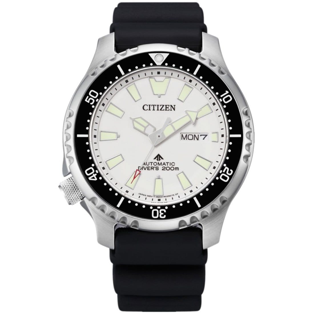 Citizen Promaster Fugu Automatic White Dial Mens 200m Watch NY0118-11A