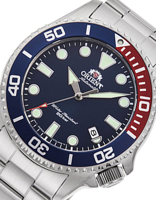 Orient Triton RA-AC0K03L Orologio Uomo Automatico Subacqueo 200m - Cassa Acciaio 43mm Quadrante Blu Lunetta Multicolore