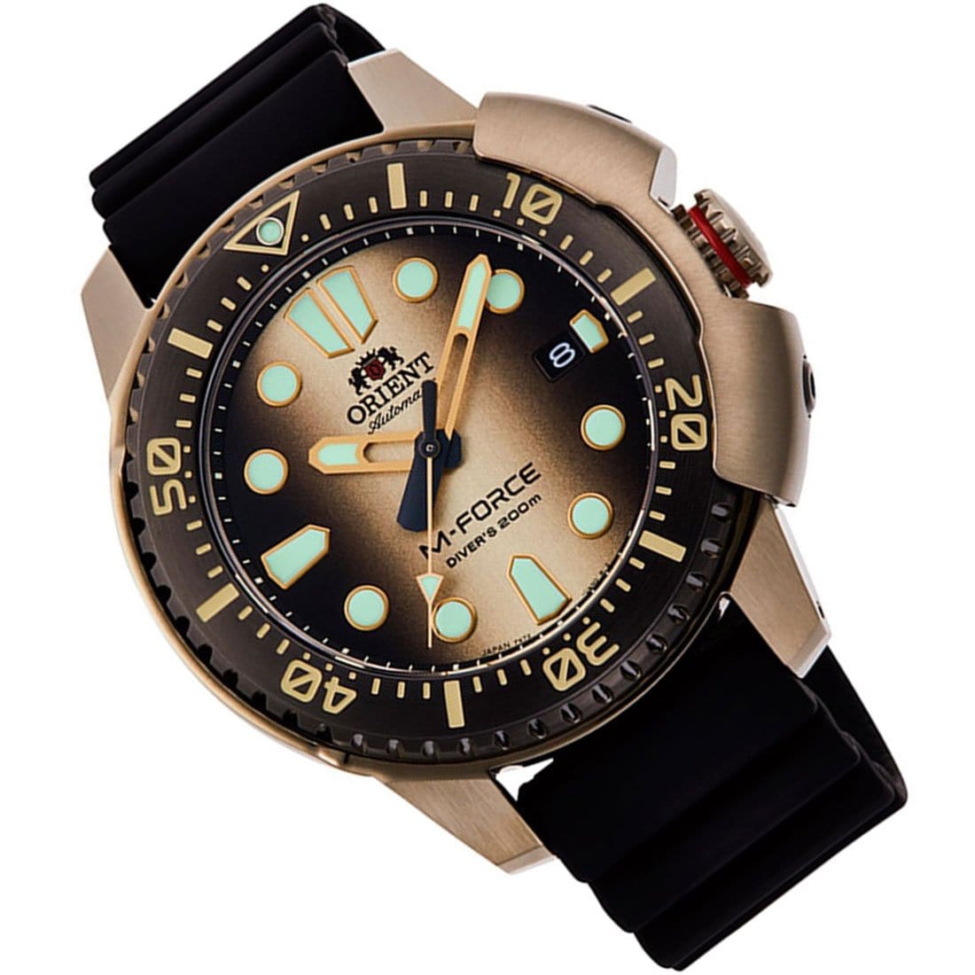 Orient M-FORCE Automatic Power Reserve 200M Diver Watch RA-AC0L05G00B RA-AC0L05G