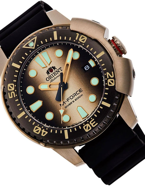 Load image into Gallery viewer, Orient M-FORCE Automatic Power Reserve 200M Diver Watch RA-AC0L05G00B RA-AC0L05G
