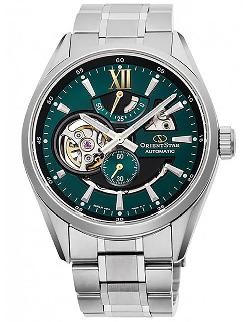Load image into Gallery viewer, RE-AV0114E00B RE-AV0114E Orient Star Automatic Green Dial 24 Jewels Watch

