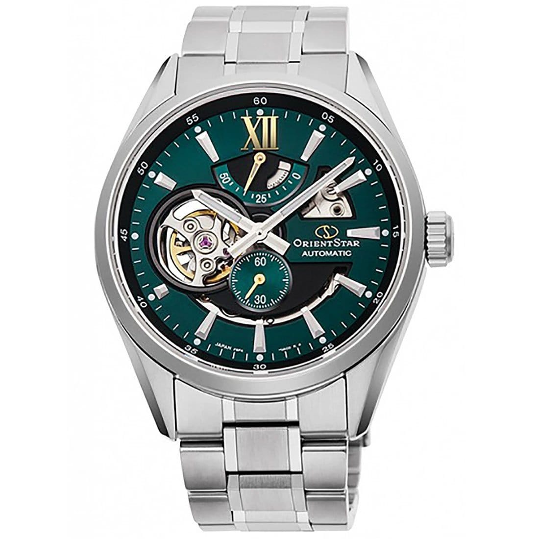 RE-AV0114E00B RE-AV0114E Orient Star Automatic Green Dial 24 Jewels Watch