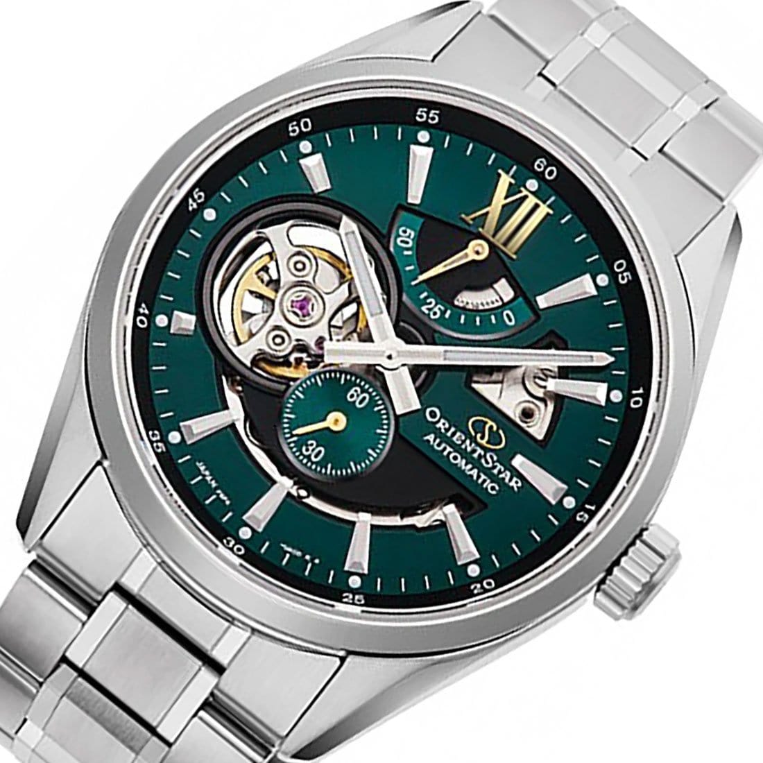 RE-AV0114E00B RE-AV0114E Orient Star Automatic Green Dial 24 Jewels Watch