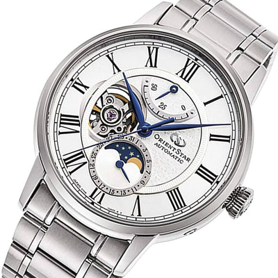 Orient Star Made in Japan Automatic Open Heart Watch RE-AY0102S00B RE-AY0102S
