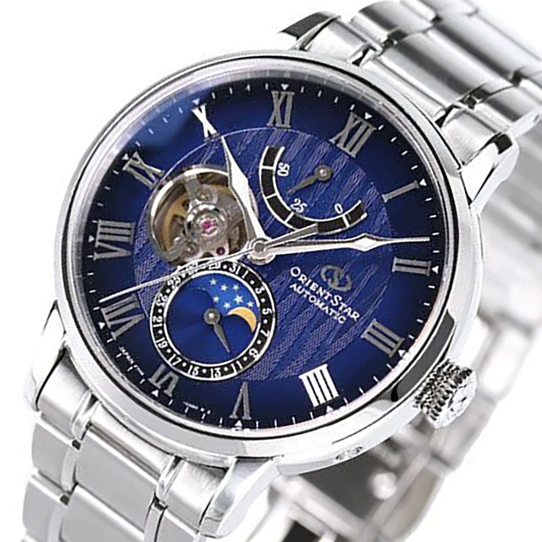 Orient Star Made in Japan Automatic Open Heart Watch RE-AY0103L00B RE-AY0103L