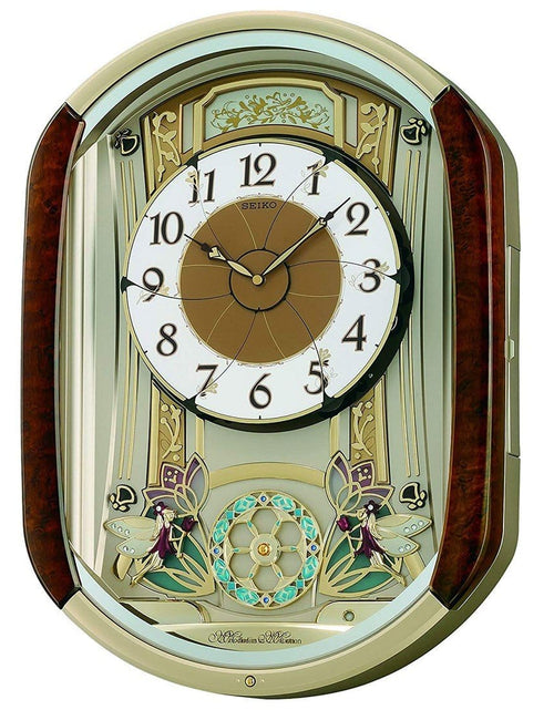 Load image into Gallery viewer, QXM157B QXM157 QXM157 Seiko Melodies In Motion Wall Decor Clock
