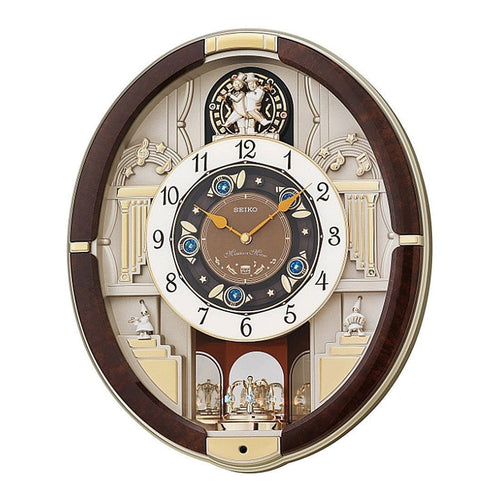 QXM289B Seiko Musical Marionette Wall Clock