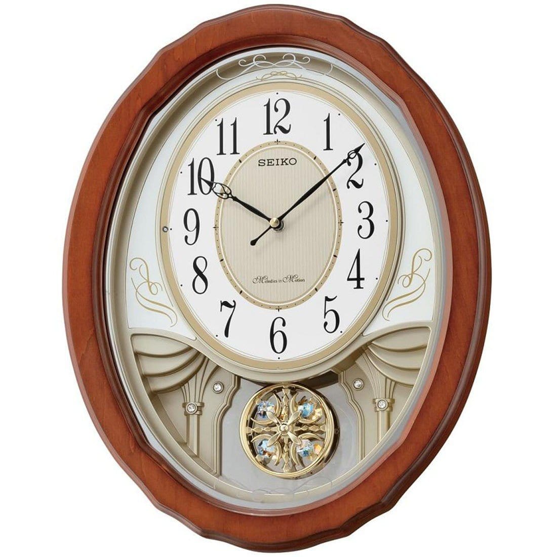 QXM351B Seiko Melodies In Motion Wall Clock