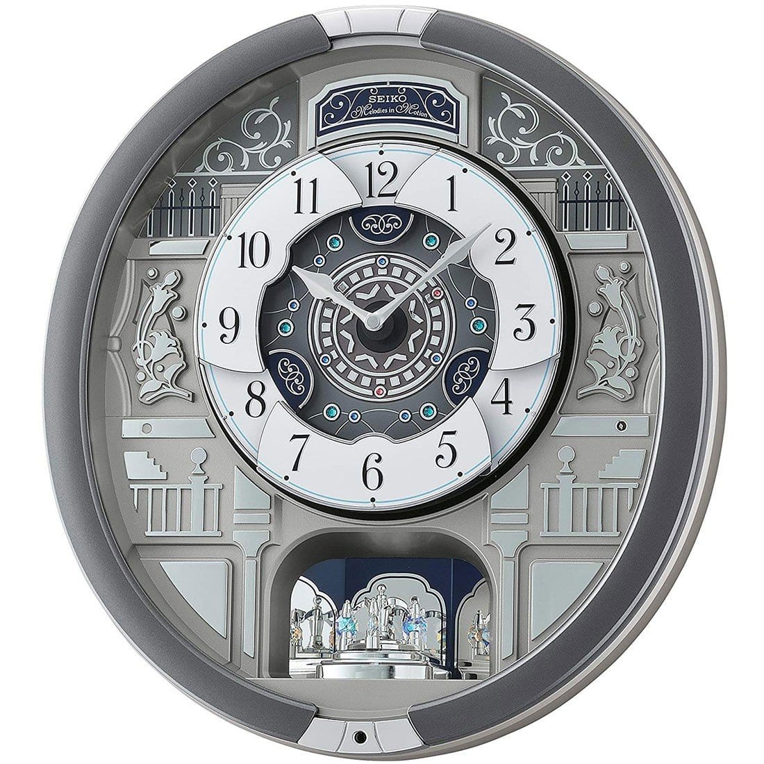 QXM366S Seiko Melodies In Motion Wall Clock