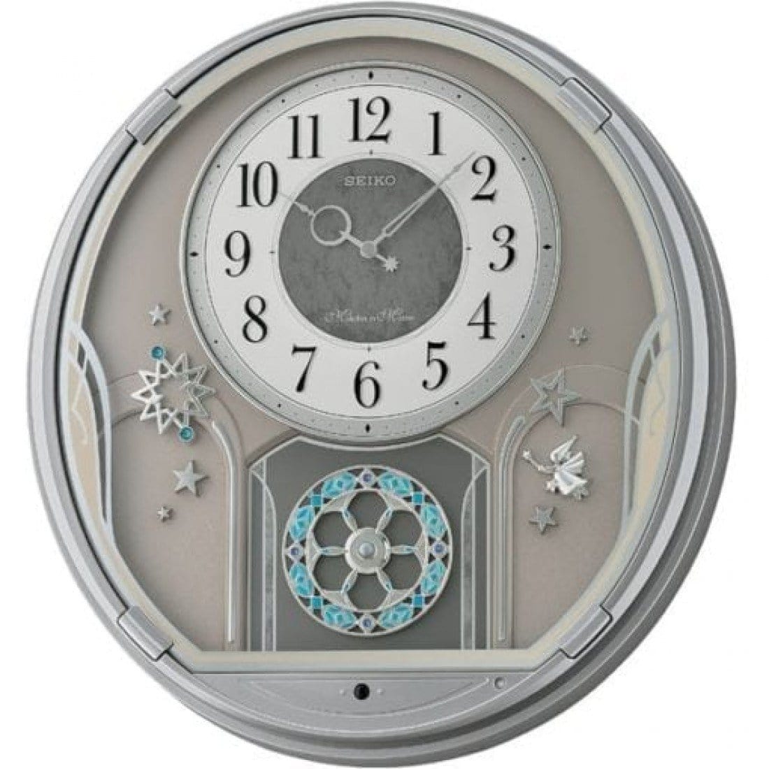 QXM375S Seiko Melodies In Motion Wall Clock