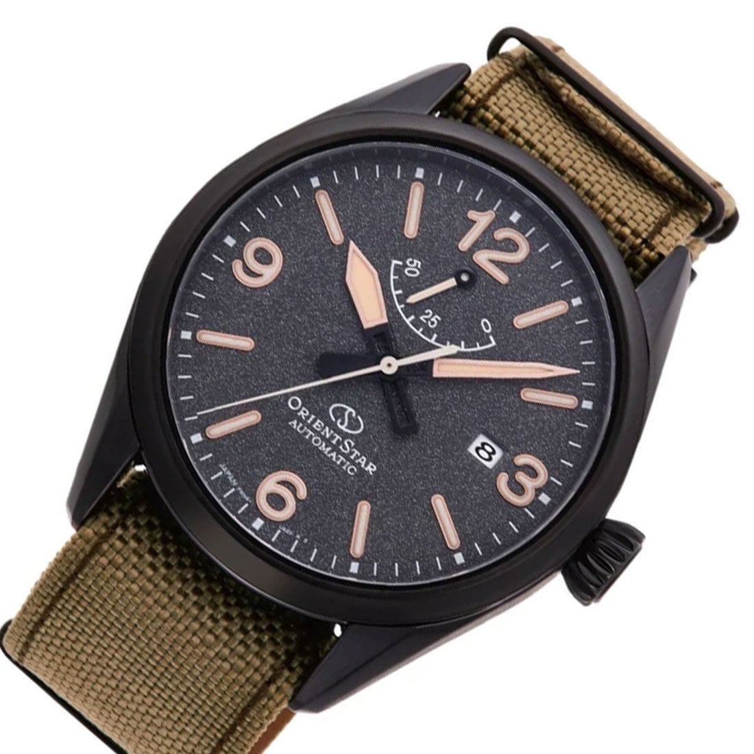Orient Star Automatic 100M Canvas Strap Male Watch RE-AU0206B RE-AU0206B00B