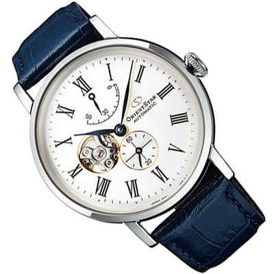 RE-AV0007S RE-AV0007S00B Orient Star Automatic Open Heart Mens Watch