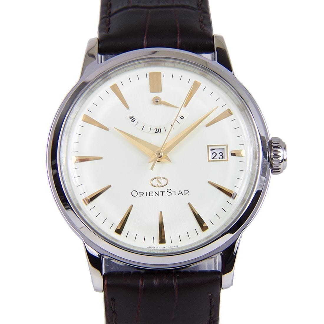 Orient Star SAF02005S0 AF02005S Automatic Leather Strap Mens Dress Watch