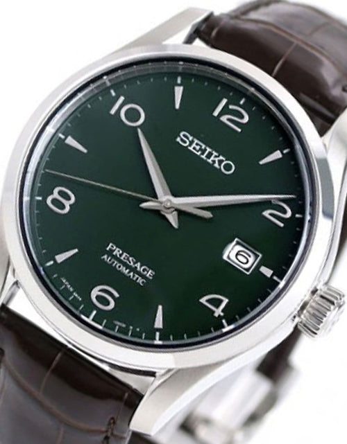 Load image into Gallery viewer, SARX063 Seiko Presage JDM Green Enamel Limited Edition Watch (PRE-ORDER)
