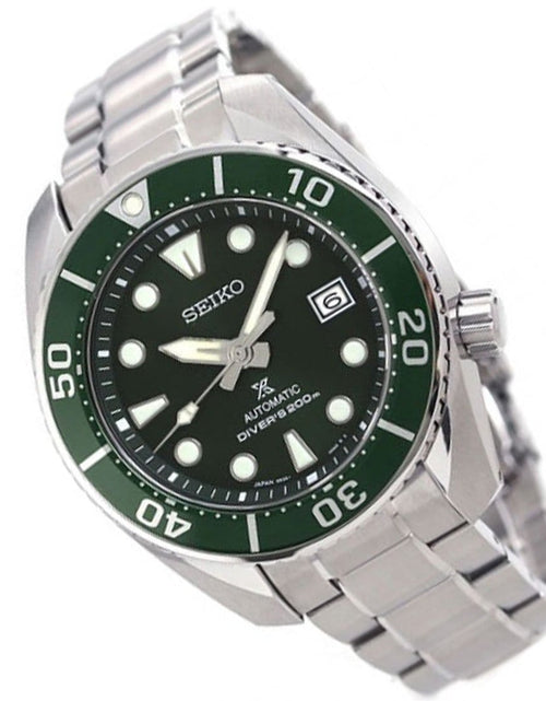 Load image into Gallery viewer, Seiko SBDC081 Green Sumo Divers Prospex Watch
