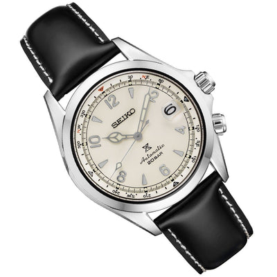 Seiko Prospex Alpinist Automatic 200M Leather Strap Mens Dive Watch SBDC089