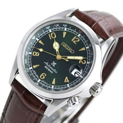 Seiko SPB121 SPB121J SPB121J1  Alpinist Prospex Leather Diving Watch