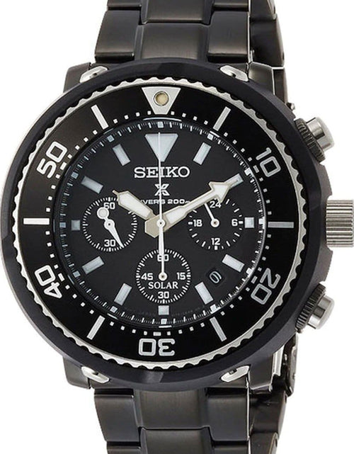 Load image into Gallery viewer, SBDL035 Seiko Prospex Solar 200M Chronograph Male Divers Watch

