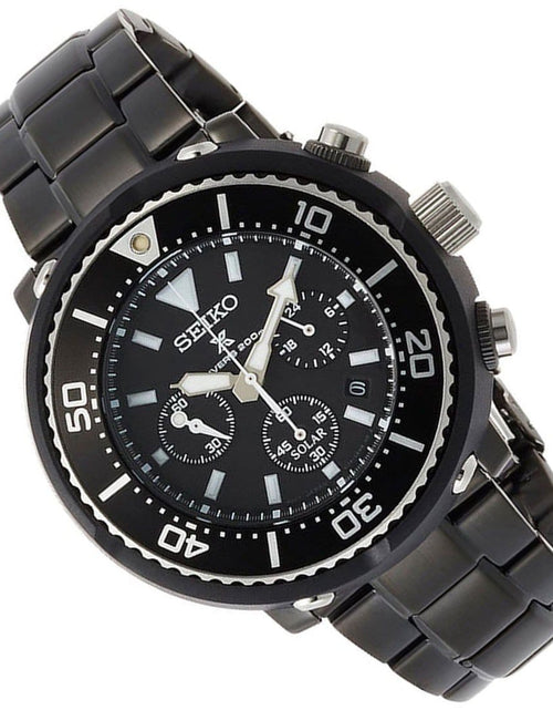 Load image into Gallery viewer, SBDL035 Seiko Prospex Solar 200M Chronograph Male Divers Watch
