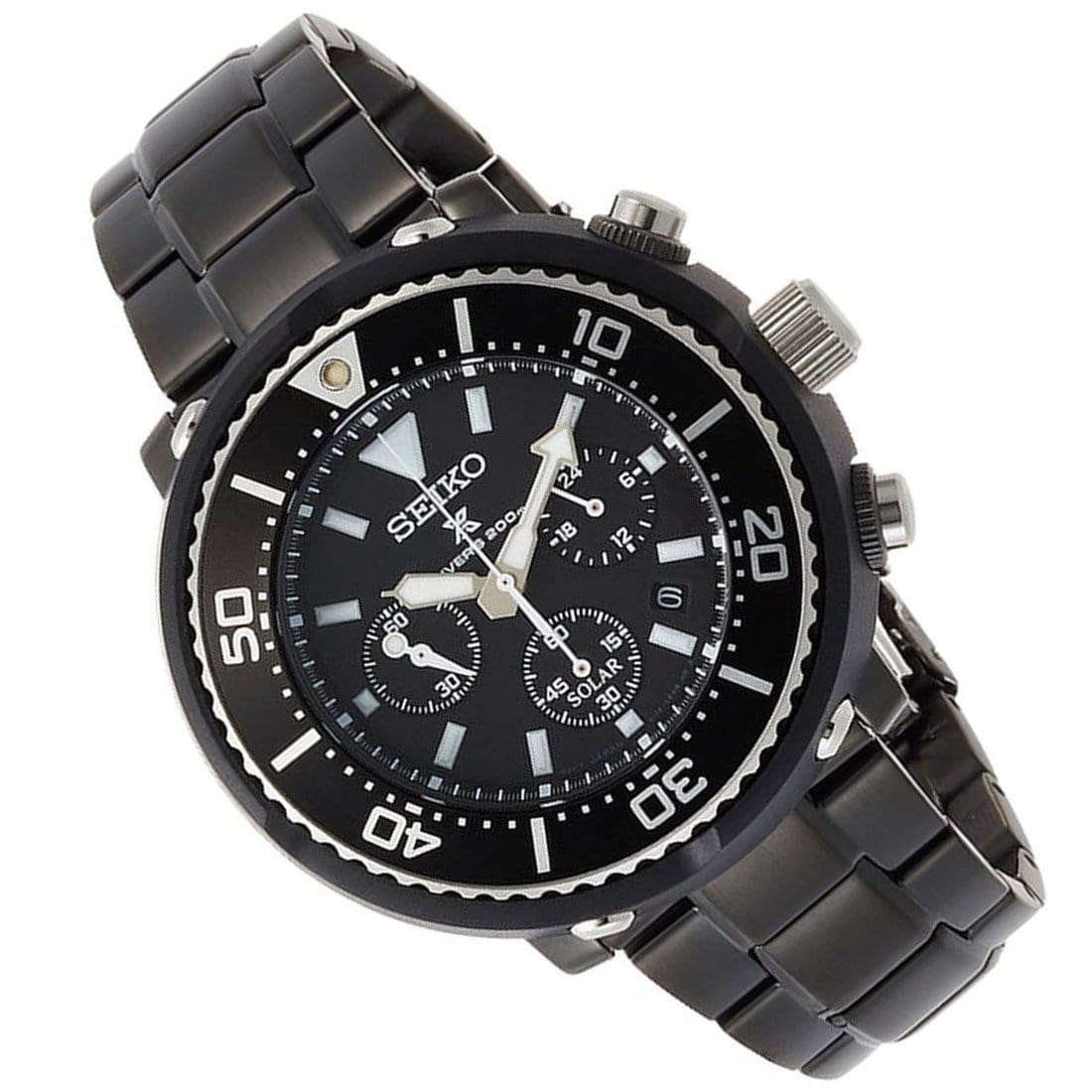SBDL035 Seiko Prospex Solar 200M Chronograph Male Divers Watch