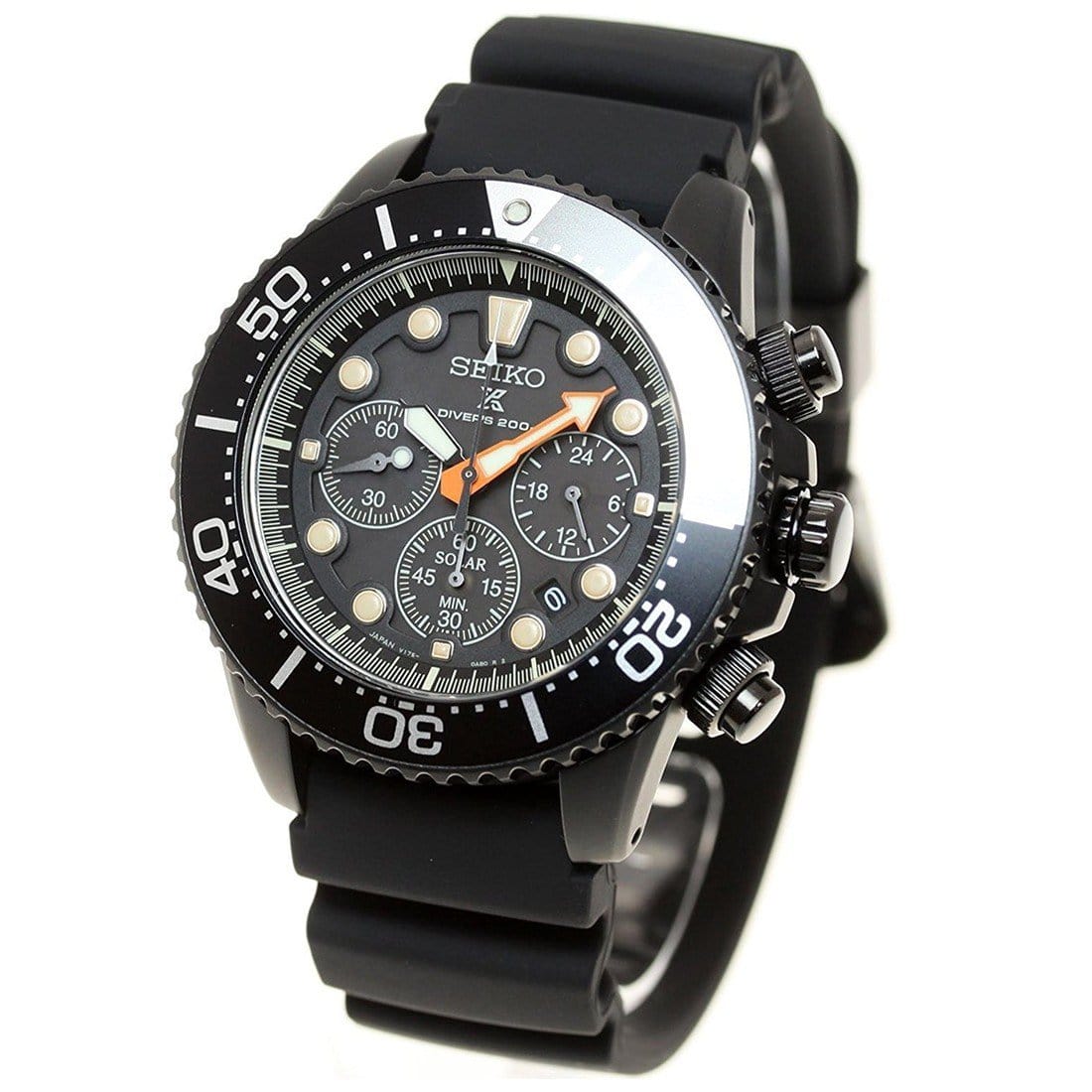 Seiko JDM Prospex SBDL053 Solar Powered Chronograph Male Divers Watch