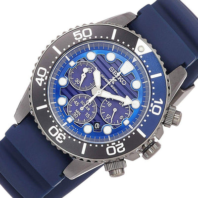 SBDL057 Seiko Prospex Save The Ocean Solar Chronograph Male Divers Watch
