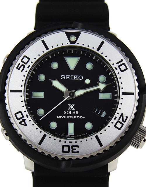 Load image into Gallery viewer, SBDN047 Seiko Prospex Lowercase Solar 200M Rubber Strap Male Divers Watch
