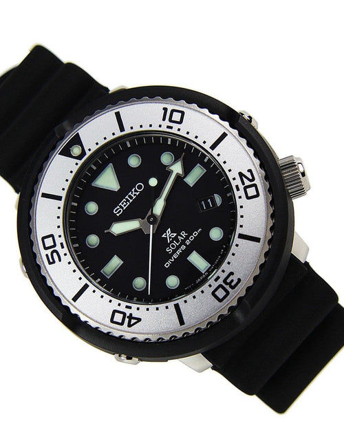 Load image into Gallery viewer, SBDN047 Seiko Prospex Lowercase Solar 200M Rubber Strap Male Divers Watch
