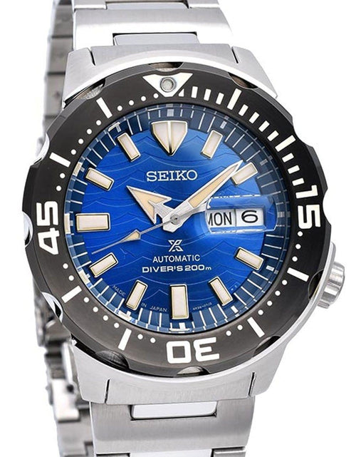 Load image into Gallery viewer, SBDY045 Seiko Monster Prospex Automatic 200M Blue Dial Mens Dive Watch
