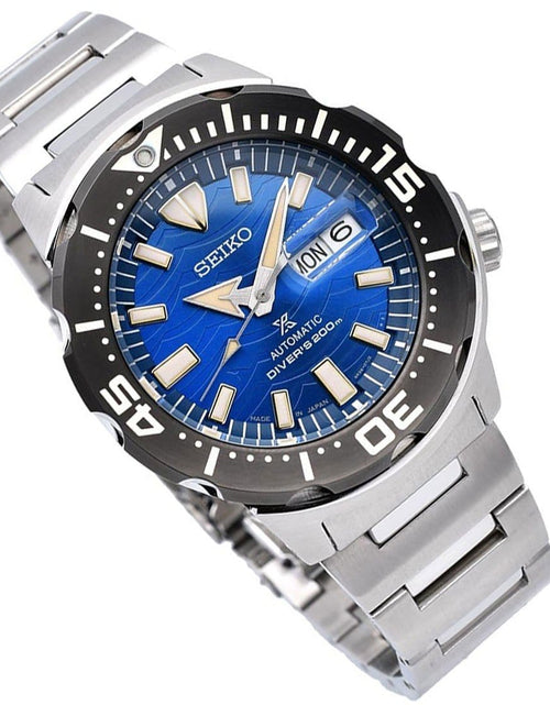 Load image into Gallery viewer, SBDY045 Seiko Monster Prospex Automatic 200M Blue Dial Mens Dive Watch
