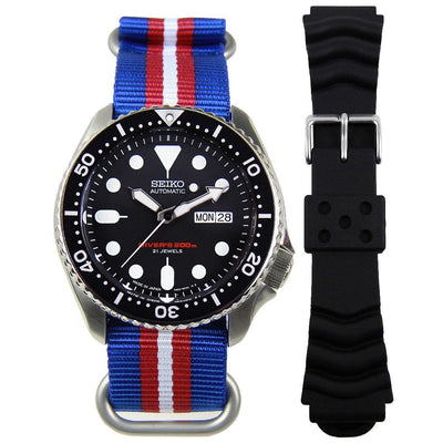 Seiko Automatic Analog Gents Watch with Extra Bracelet SKX007J SKX007J1