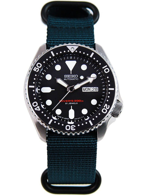 Load image into Gallery viewer, Seiko Automatic Watch SKX007J SKX007J1 with Extra Nylon Strap
