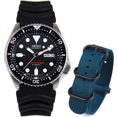 Seiko Automatic Watch SKX007J SKX007J1 with Extra Nylon Strap