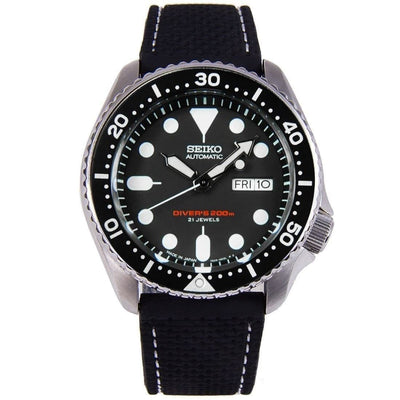 Seiko Japan Automatic Watch SKX007 SKX007J1 with Leather Strap