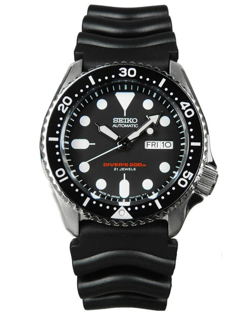 Load image into Gallery viewer, Seiko Mechanical Japan Watch SKX007 SKX007J1 with Leather Bracelet
