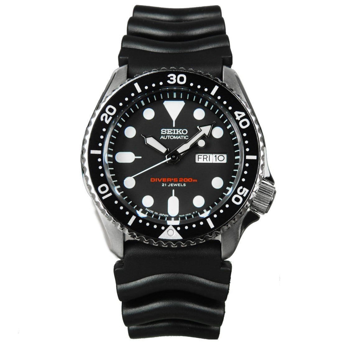 Seiko Mechanical Japan Watch SKX007 SKX007J1 with Leather Bracelet