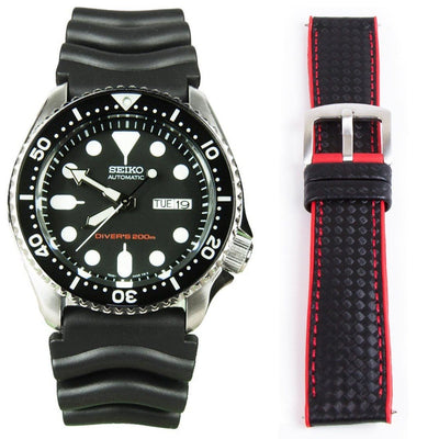 SKX007K1 SKX007 Seiko Automatic Analog Mens Dive Watch with Extra Strap