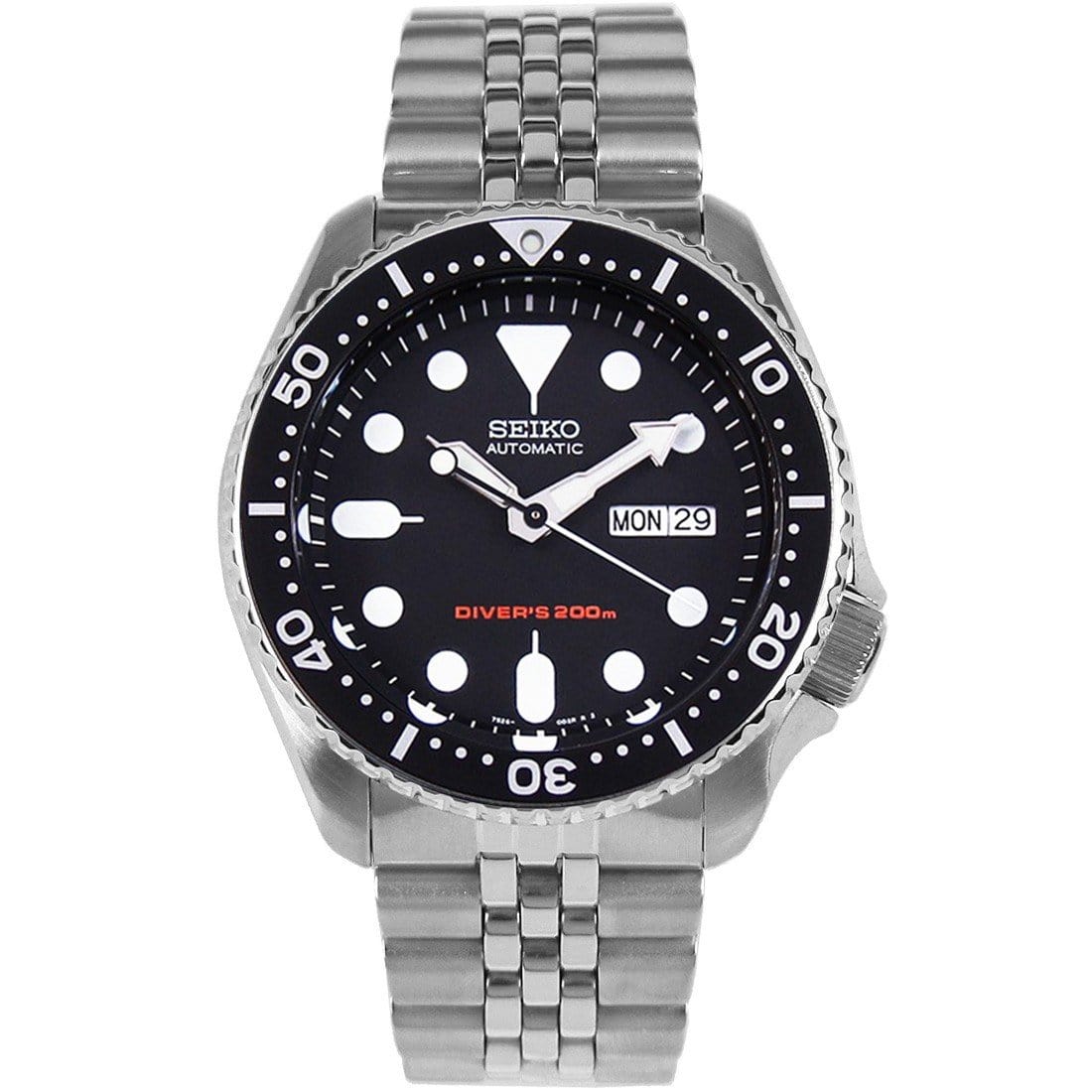 SKX007K2 SKX007 Seiko Automatic Analog Male Divers Watch with Extra Bracelet