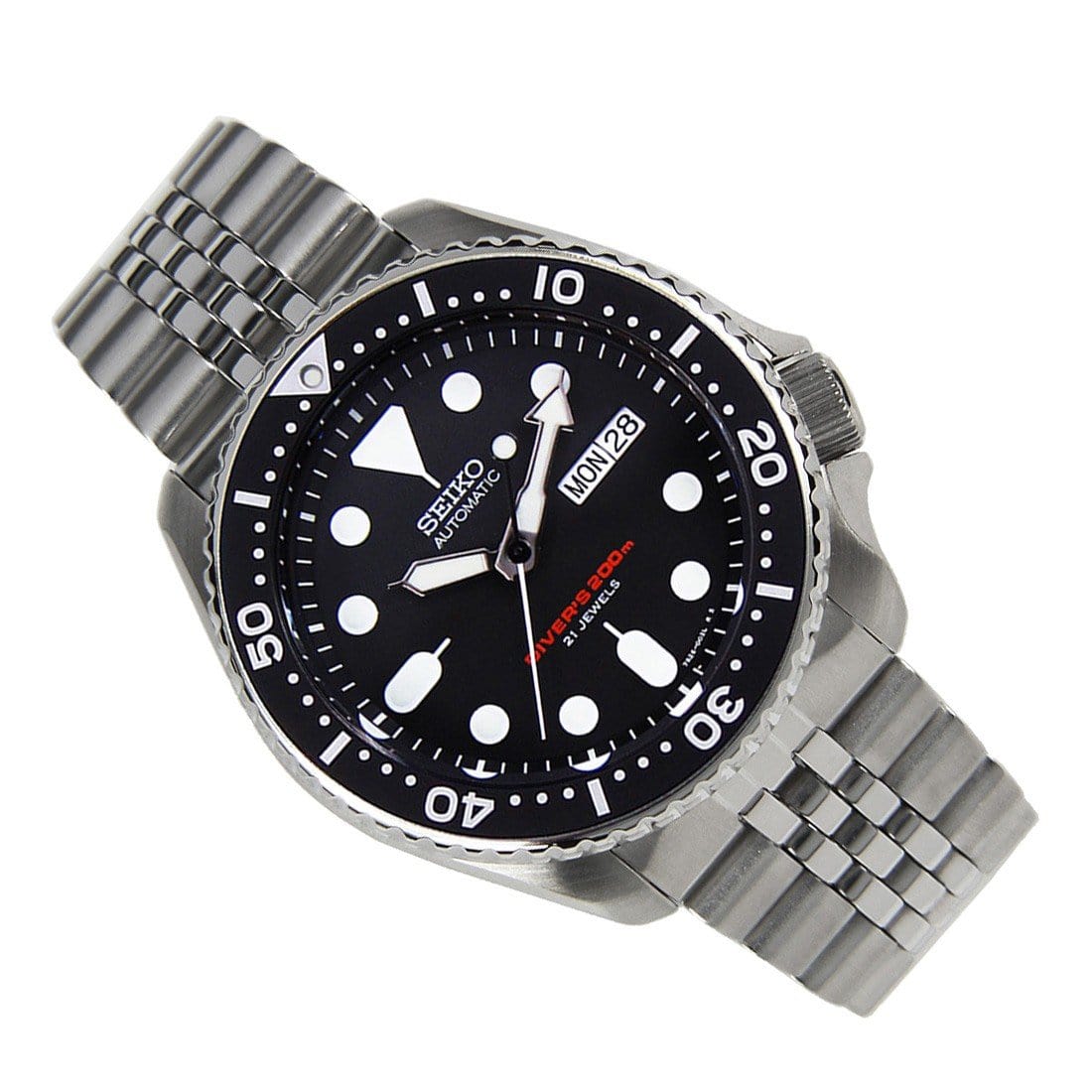 SKX007K2 SKX007 Seiko Automatic Analog Mens Dive Watch with Extra Strap